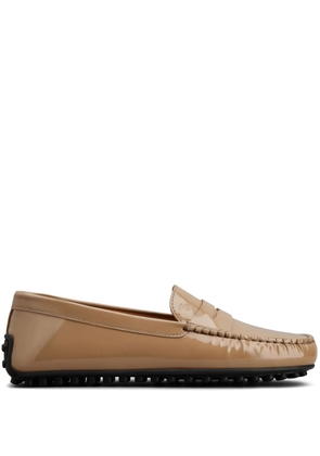 Tod's leather loafers - Neutrals