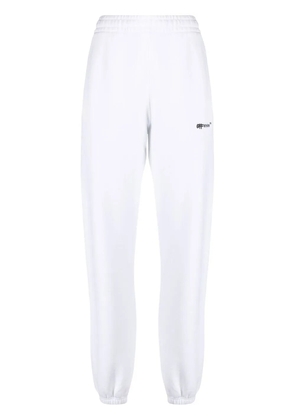 Off-White logo-print cotton track pants