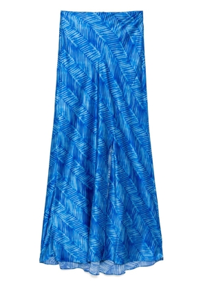 Alejandra Alonso Rojas flared skirt - Blue