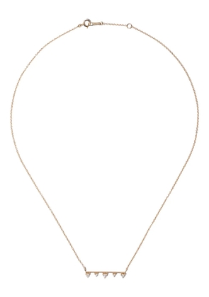 Mizuki 14kt gold diamond necklace