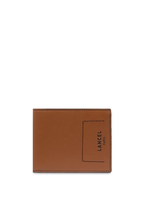 Lancel 8cc bi-fold leather wallet - Brown