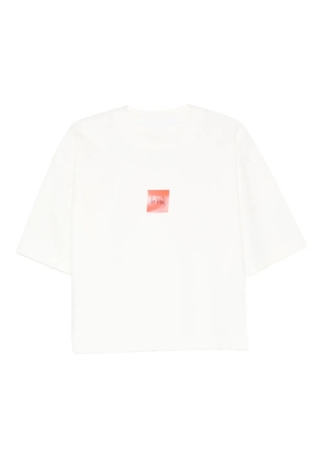 HAMZA Heart Post printed T-shirt - White