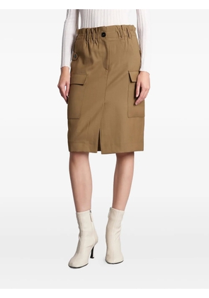 IRO Carrie pocket midi skirt - Brown