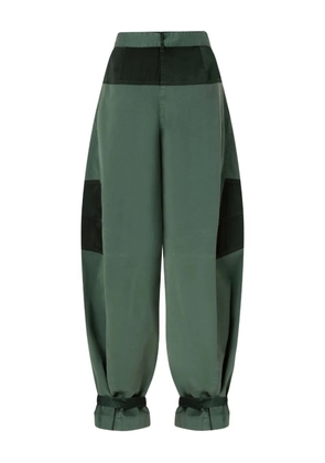 PINKO panelled belted trousers - Green