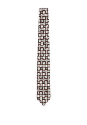Barba Barba silk tie - Brown