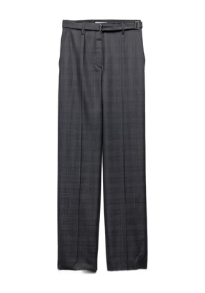 Prada pleated belted trousers - Grey