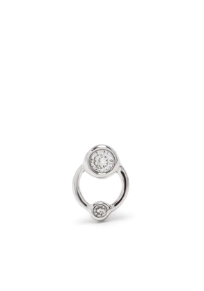 Maria Black 14kt white gold Bardot diamond stud earring - Silver