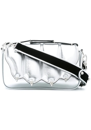 Marco De Vincenzo claw design shoulder bag - Metallic