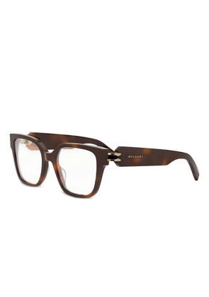 Bvlgari square-frame glasses - Brown