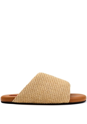 Simon Miller Raffia Bubble slides - Neutrals