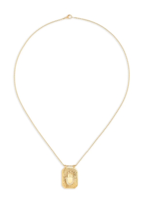 Marie Lichtenberg Hand diamond scapular necklace - Gold