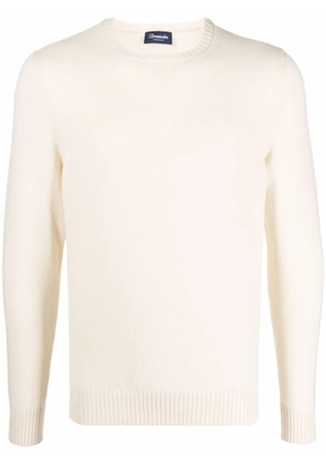 Drumohr crew-neck cashmere sweater - Neutrals
