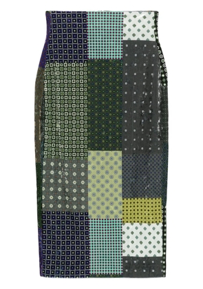 Pierre-Louis Mascia Ranat midi skirt - Green