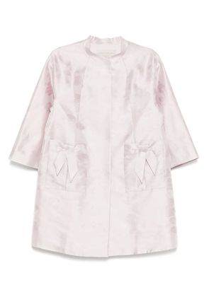 SHIATZY CHEN jacquard coat - Purple