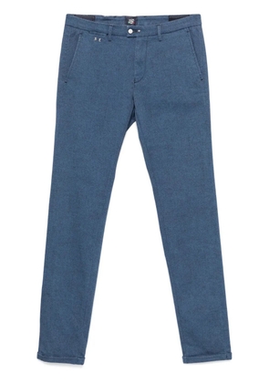 Sartoria Tramarossa herringbone trousers - Blue