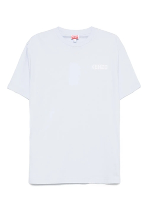 Kenzo embroidered-logo cotton T-shirt - Blue