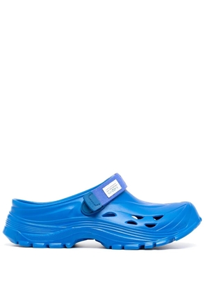 Suicoke MOK touch-strap mules - Blue