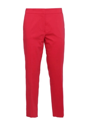 Clips pressed-crease trousers - Red