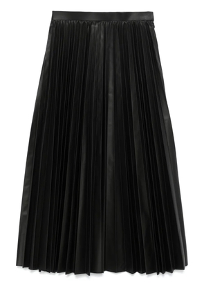 Junya Watanabe pleated midi skirt - Black