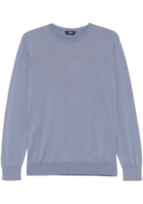 Herno fine-knit top - Blue