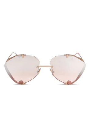 Vysen Eyewear The Khoid geometric-frame sunglasses - Pink