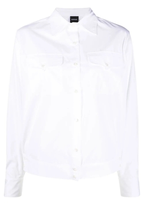 ASPESI long-sleeved cotton shirt - White