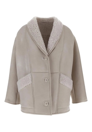 Salvatore Santoro shearling jacket - Neutrals