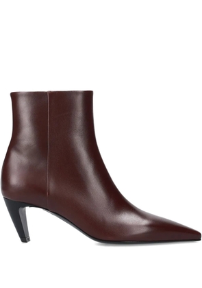 Premiata pointed toe heel boots - Brown