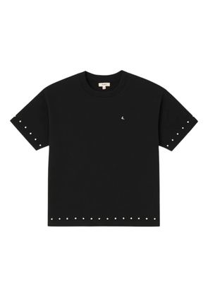 BLDG4 faux pearl-embellished T-shirt - Black