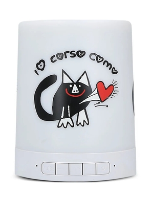 10 CORSO COMO Blackie cat-print bluetooth speaker - White