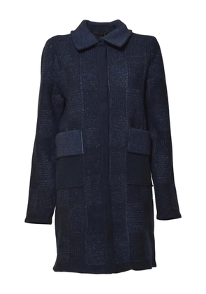 Mirco Giovannini patch-pocket coat - Blue