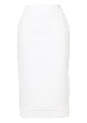 Givenchy mid-length pencil skirt - White