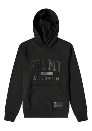 Jordan x Fragment jersey hoodie - Black