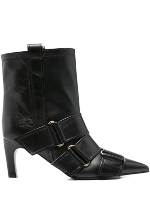 Lella Baldi buckled boots - Black