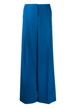 Nina Ricci wide leg tailored trousers - Blue