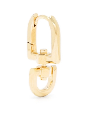 Maria Black Carabiner huggie earring - Gold