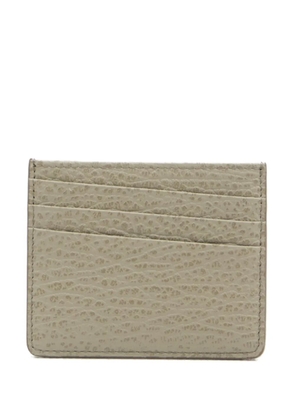 Maison Margiela four-stitch leather cardholder - Grey