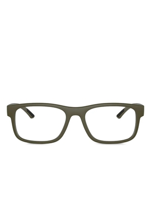 Prada Linea Rossa rectangle-frame glasses - Green