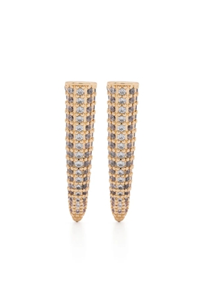 Eddie Borgo small Pavé Spike earrings - Gold