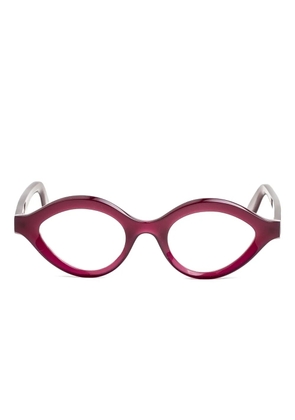 Lapima Isa curved-frame glasses - Purple