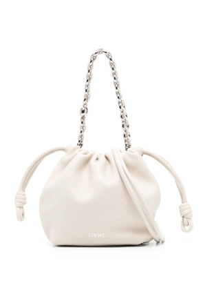 LOEWE mini Flamenco shoulder bag - White