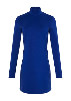 Calvin Klein Jeans long-sleeve high-neck mini dress - Blue