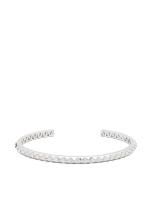Eddie Borgo small pyramid cuff - Silver