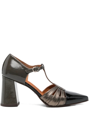 Chie Mihara leather heeled mules - Black