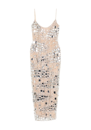 GEORGES HOBEIKA embellished midi dress - Pink
