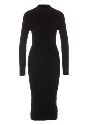 Michael Michael Kors mock-neck midi dress - Black