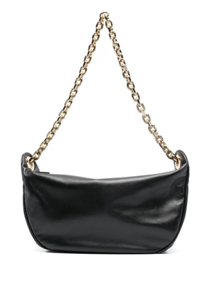 Fabiana Filippi eyelet-detail mini leather tote bag - Black