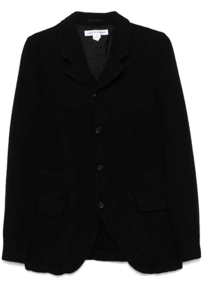 Comme Des Garçons Shirt knitted blazer - Black
