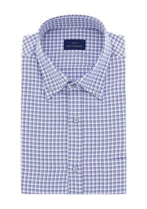 Paul & Shark gingham check-pattern shirt - Blue