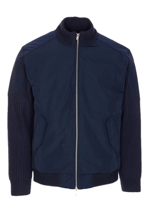 Moose Knuckles contrast-panel bomber jacket - Blue